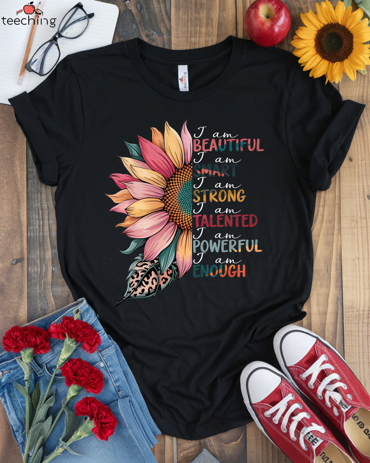 I Am Beautiful Smart Strong T-shirt