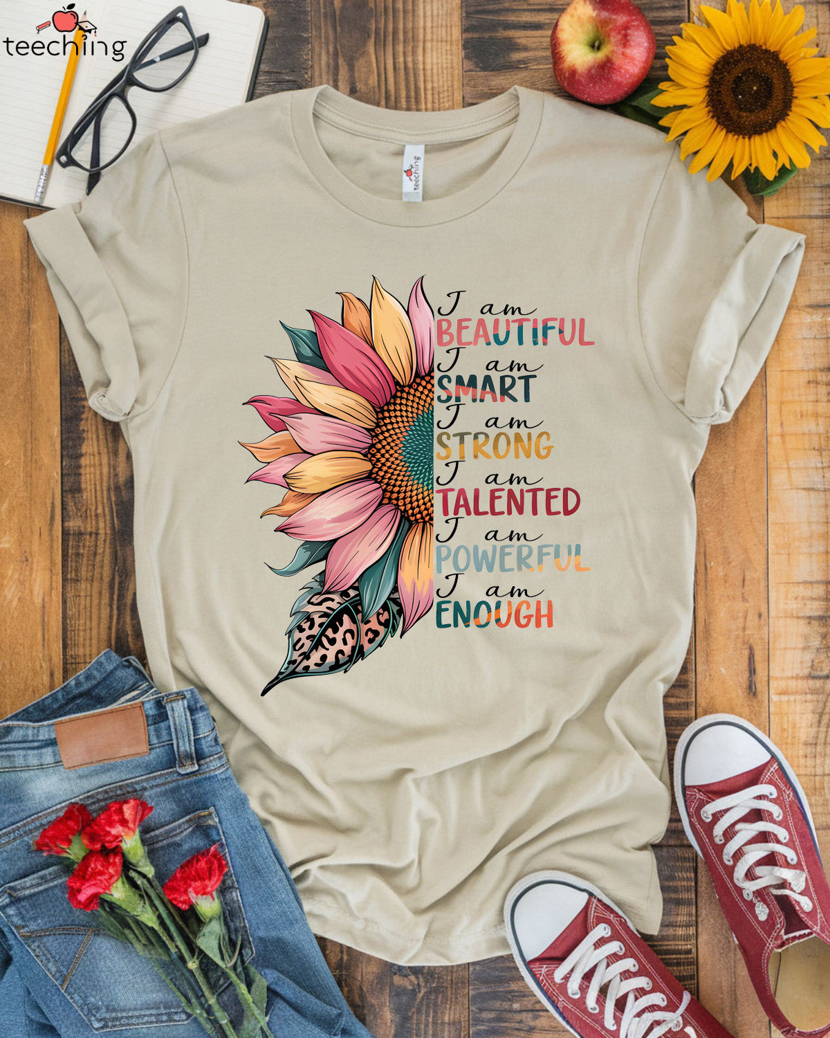 I Am Beautiful Smart Strong T-shirt
