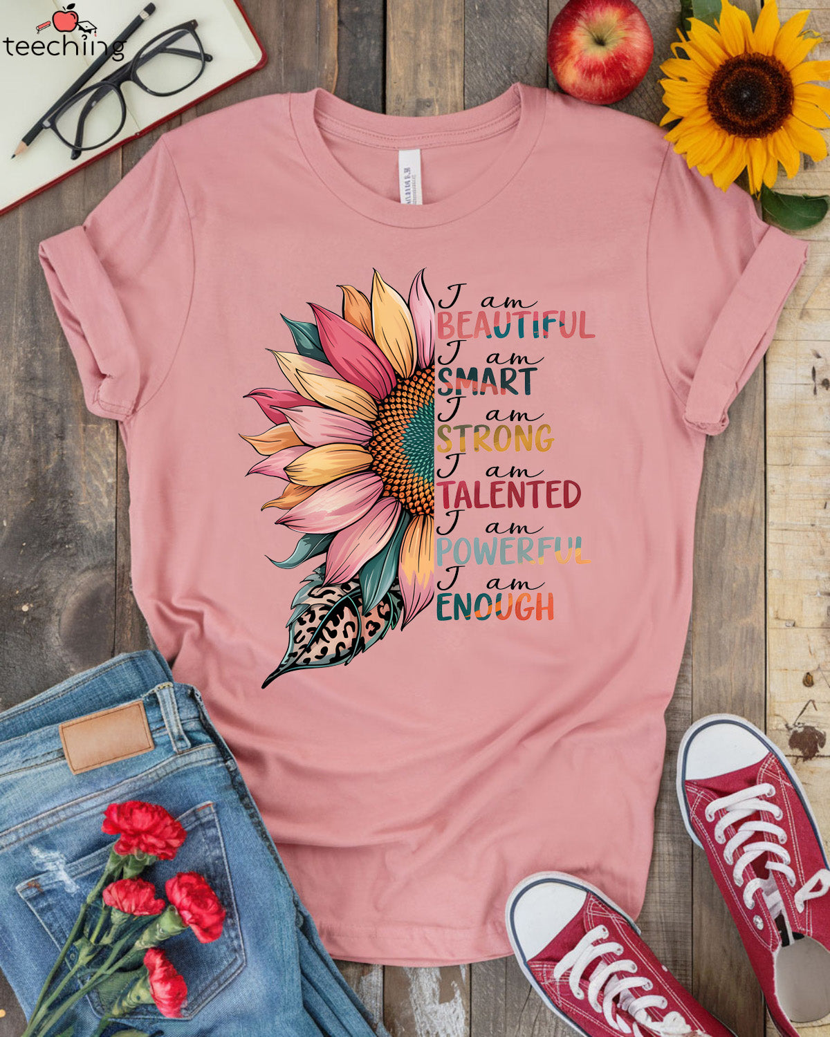 I Am Beautiful Smart Strong T-shirt