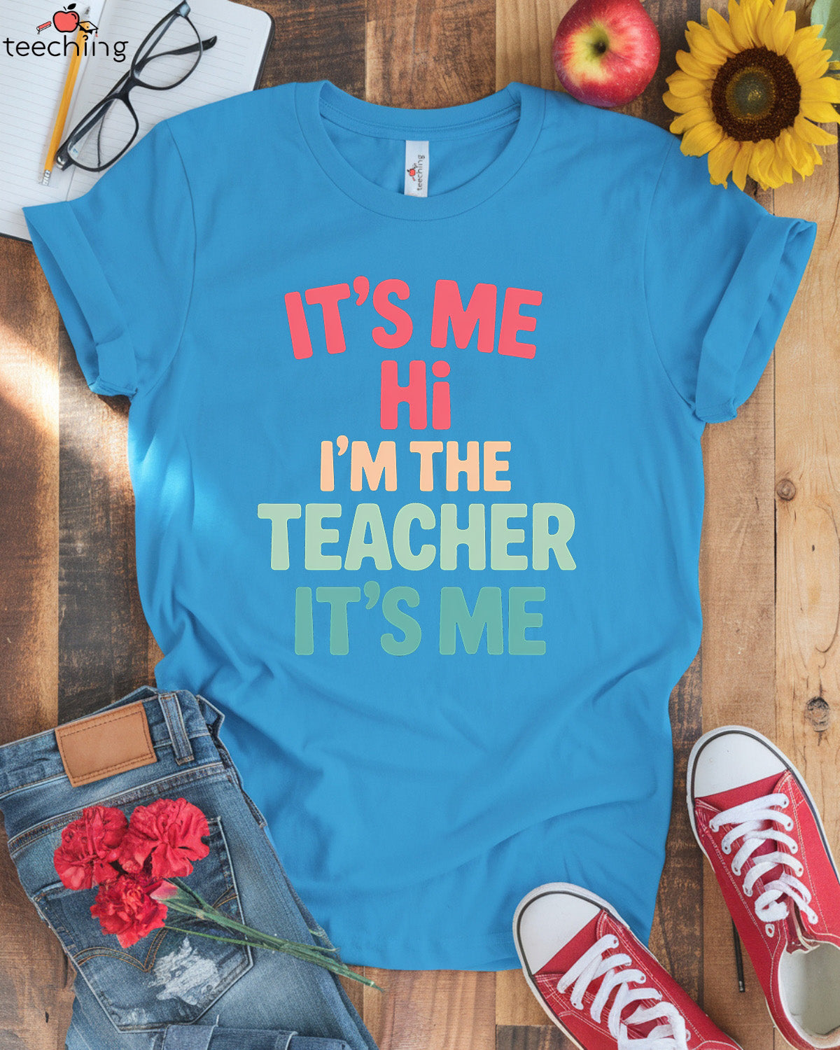 It's Me Hi I'm The Teacher It's Me Shirt