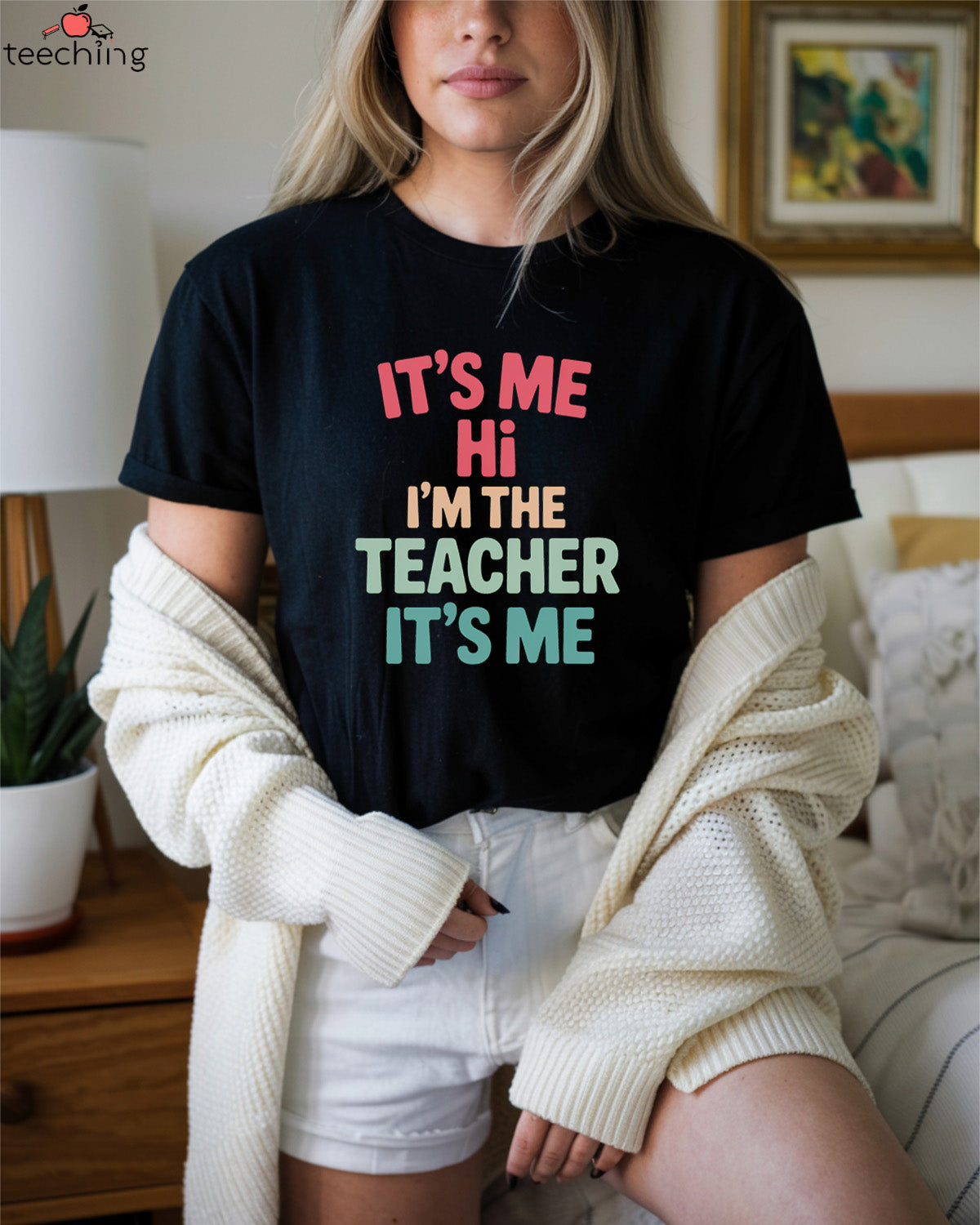 It's Me Hi I'm The Teacher It's Me Shirt