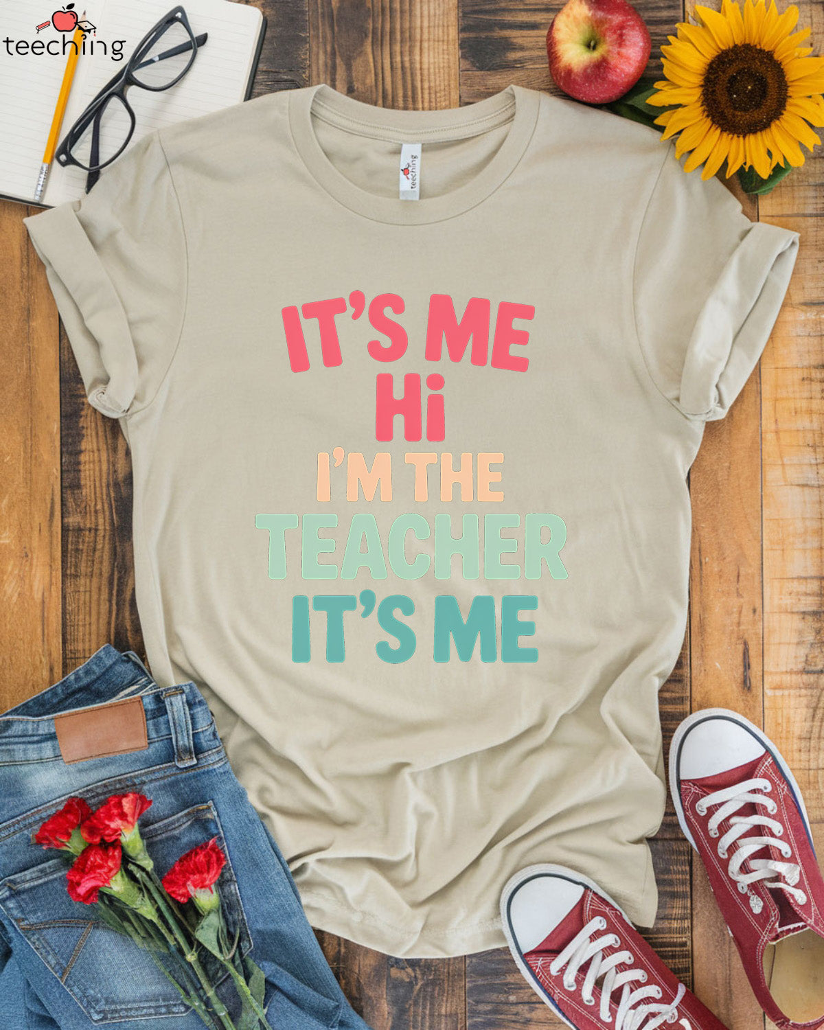It's Me Hi I'm The Teacher It's Me Shirt