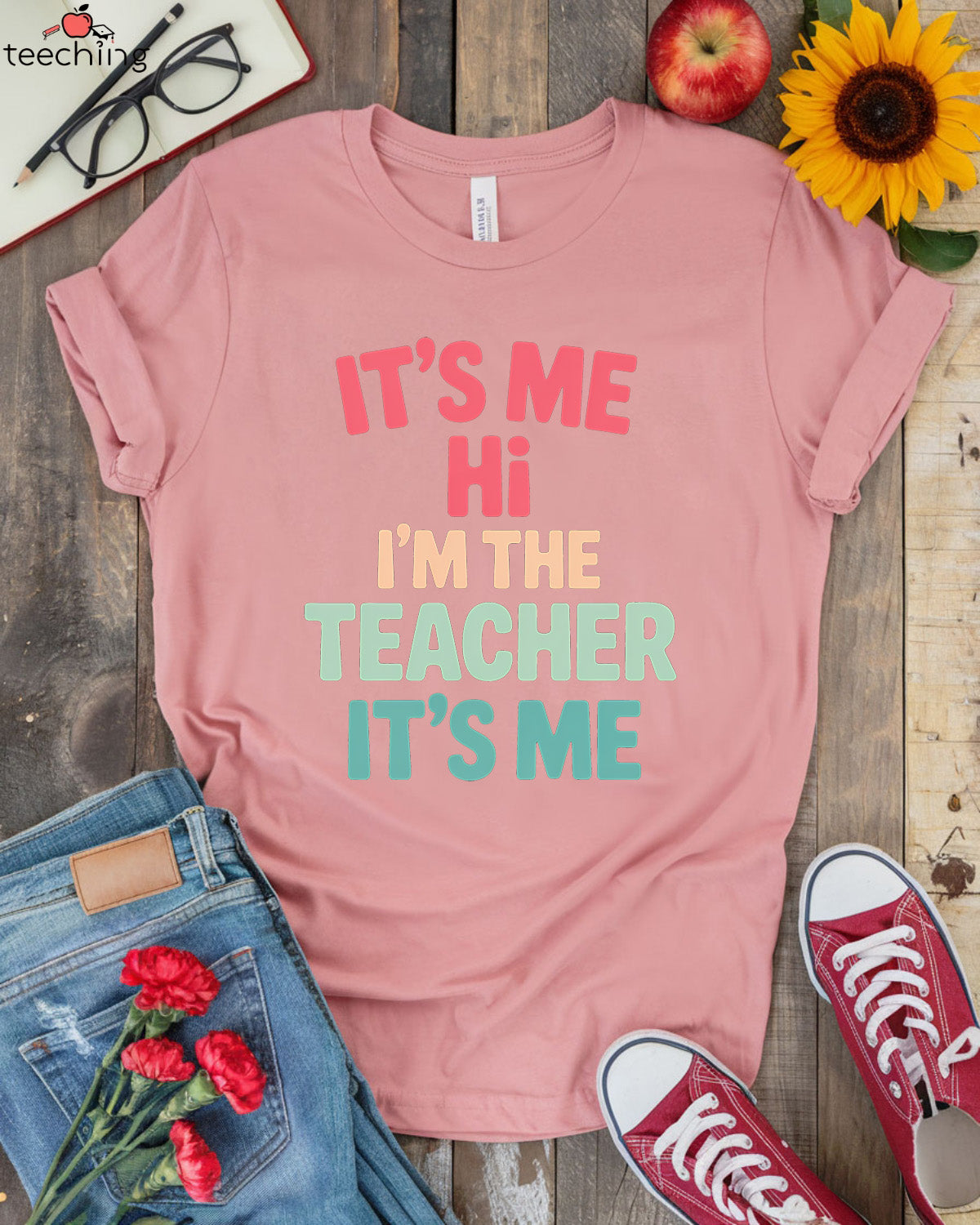 It's Me Hi I'm The Teacher It's Me Shirt