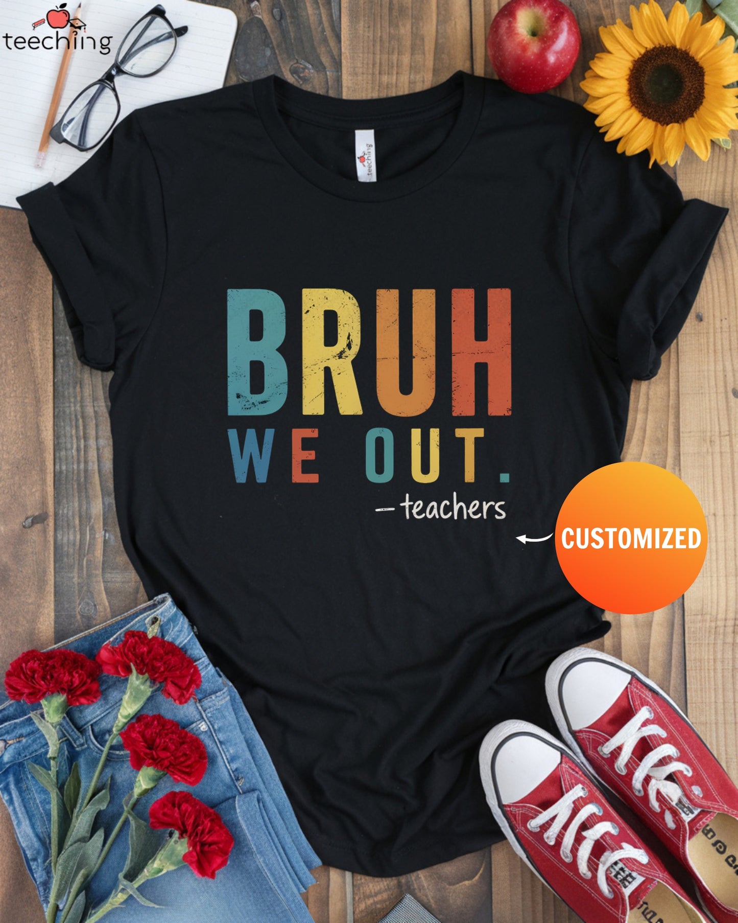 Personalized Bruh We Out T-Shirt