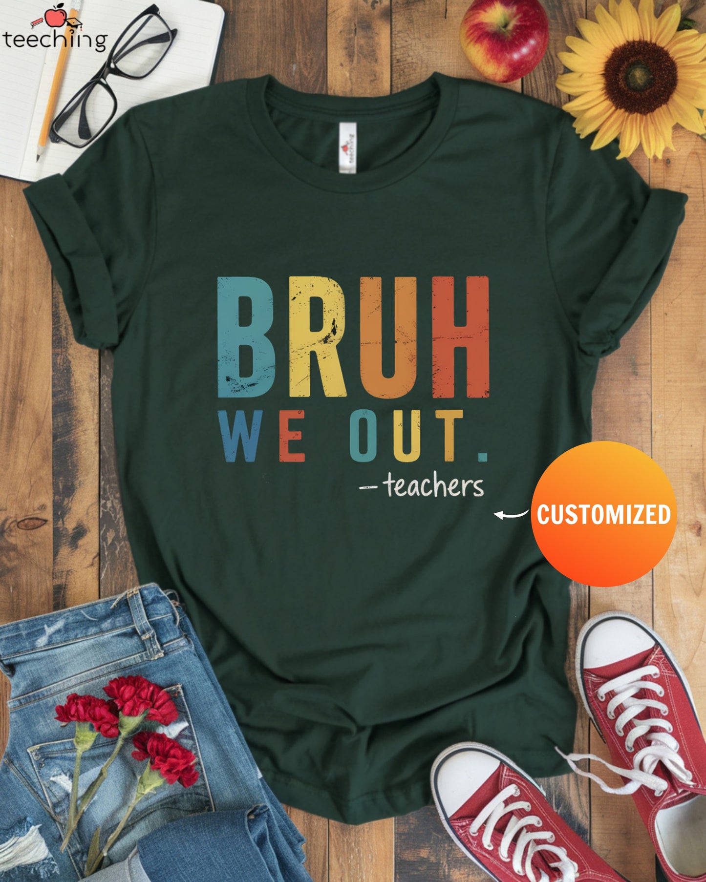 Personalized Bruh We Out T-Shirt