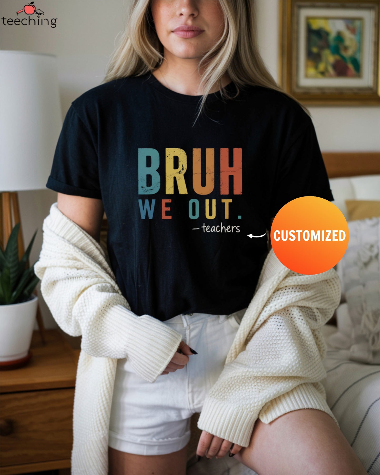Personalized Bruh We Out T-Shirt
