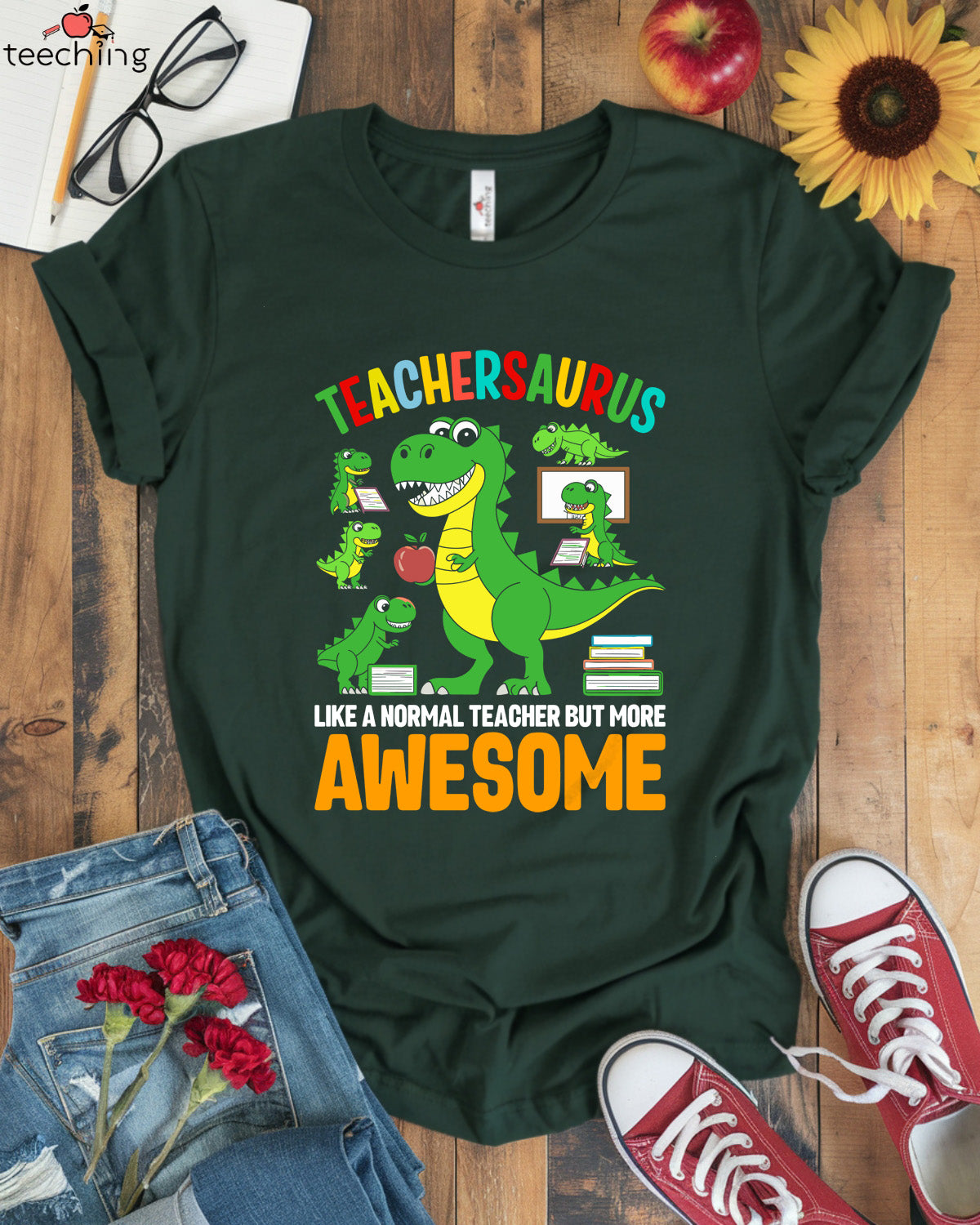 Teachersaurus T-Shirt