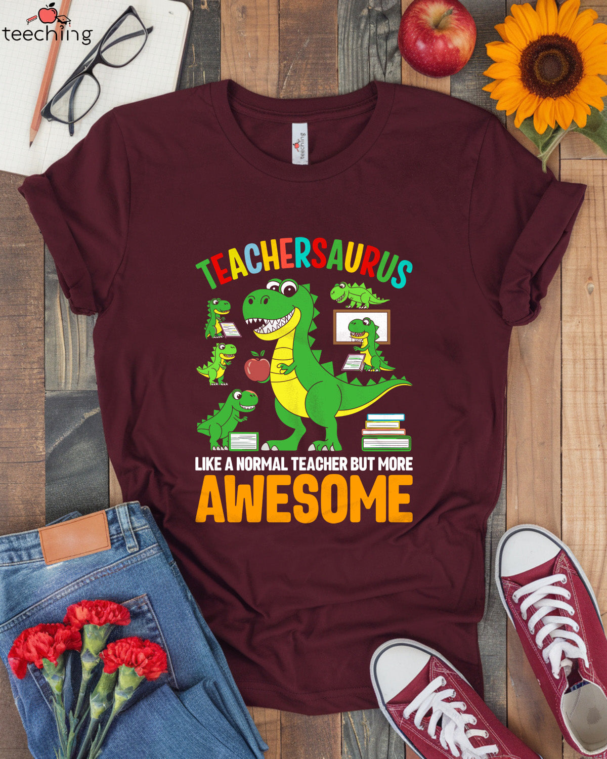 Teachersaurus T-Shirt