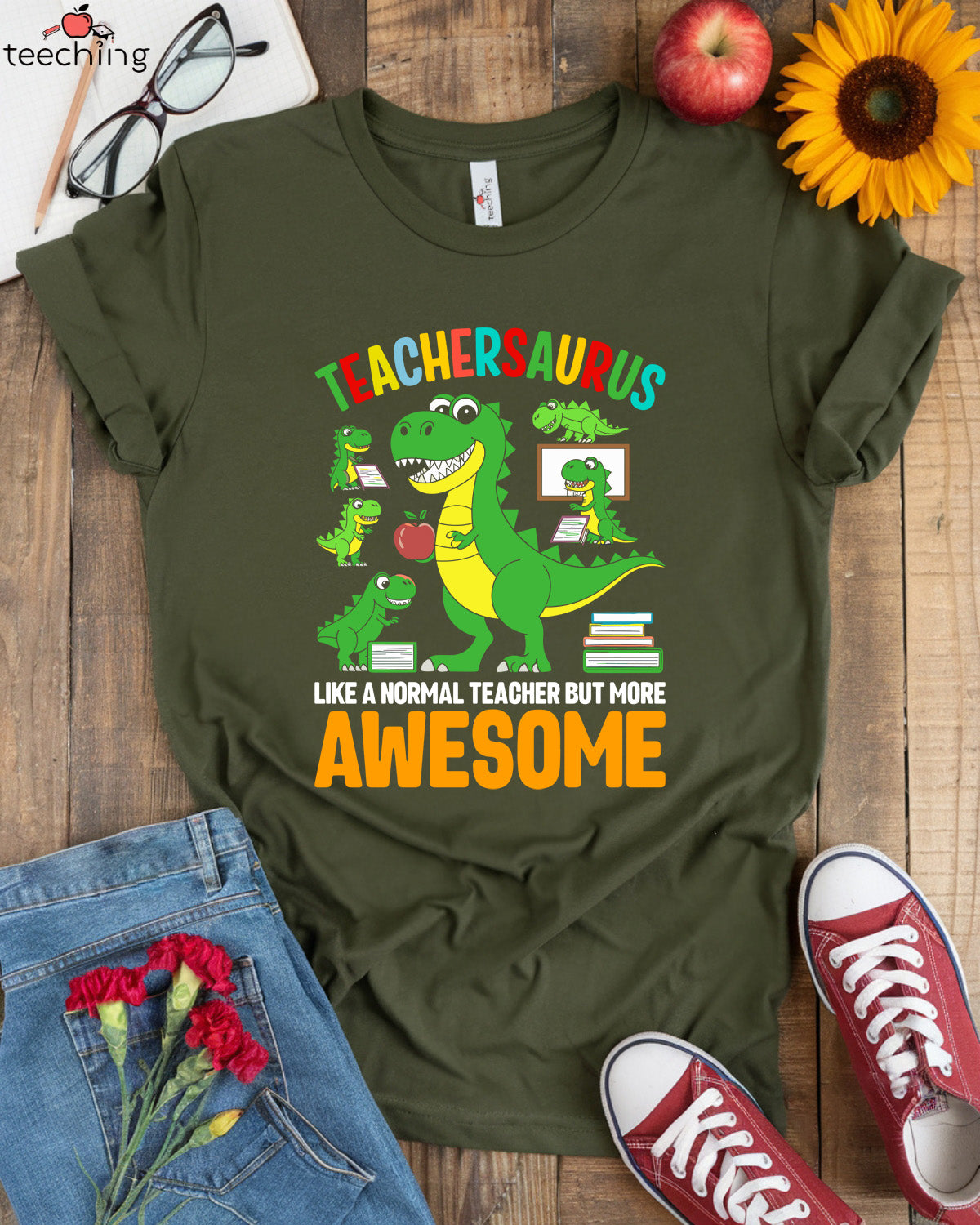 Teachersaurus T-Shirt