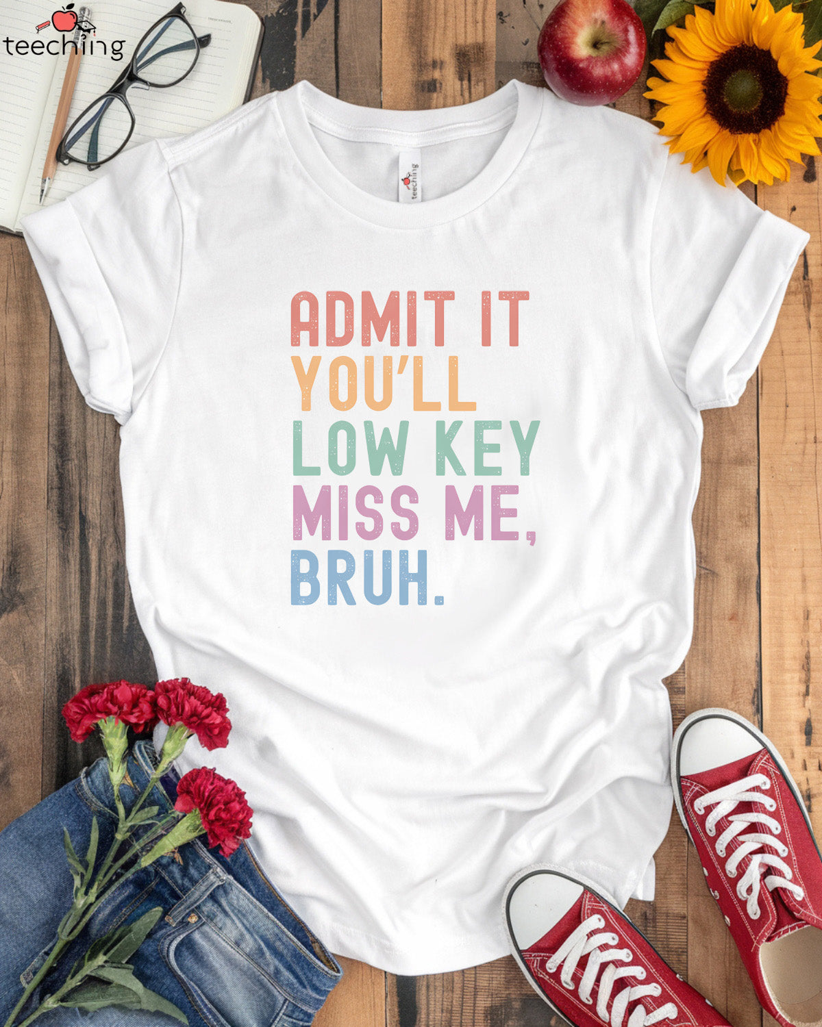 Funny Bruh Teacher T-Shirt