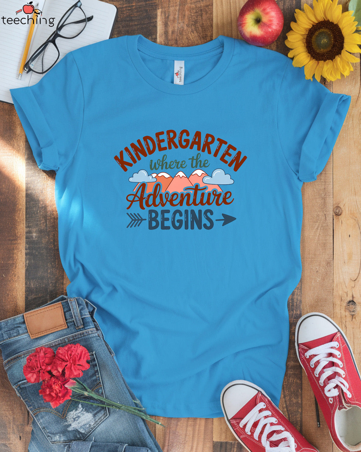 Kindergarten Where The Adventure Begins T-Shirt