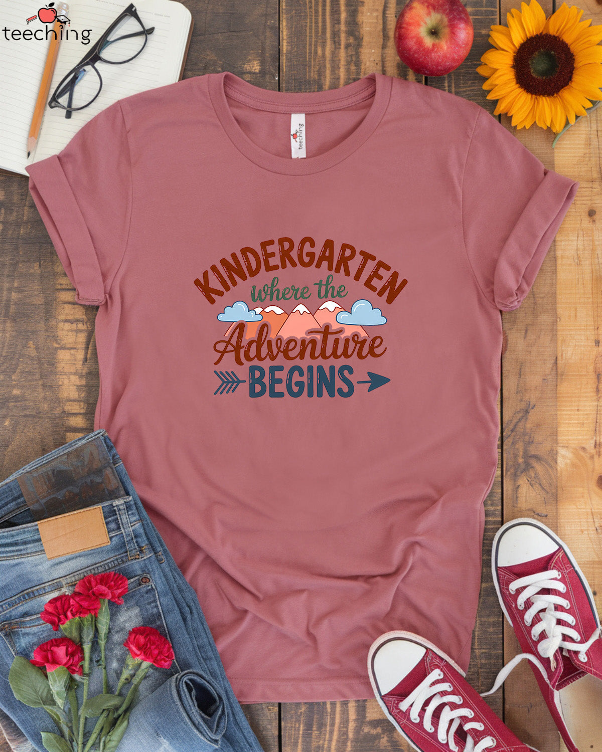 Kindergarten Where The Adventure Begins T-Shirt
