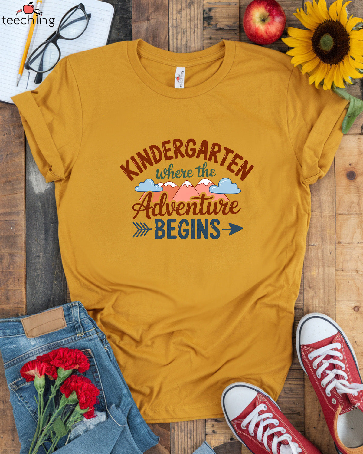 Kindergarten Where The Adventure Begins T-Shirt