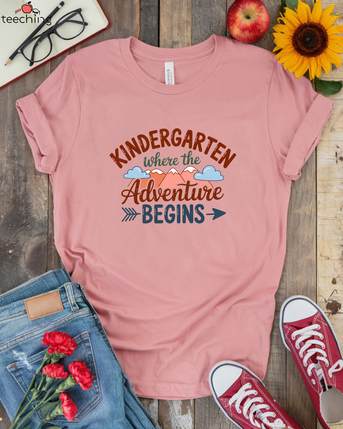 Kindergarten Where The Adventure Begins T-Shirt