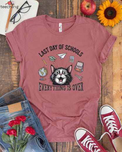 Meow, School's Out T-Shirt