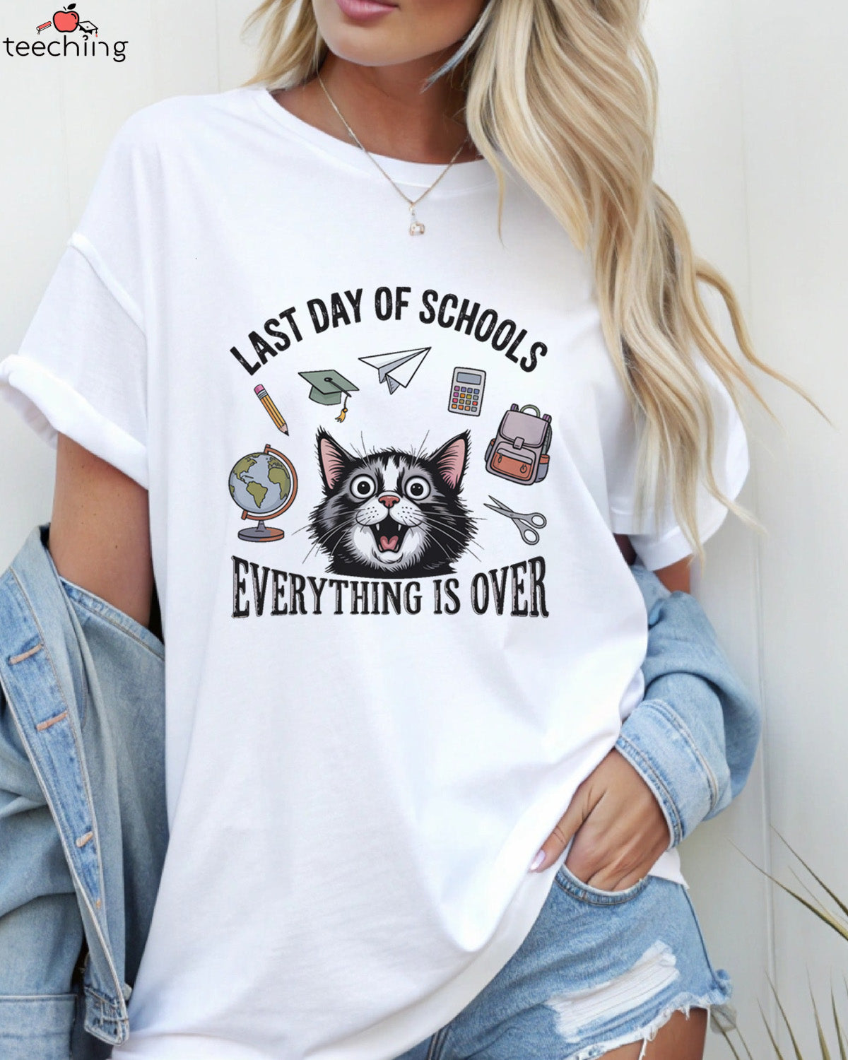Meow, School's Out T-Shirt