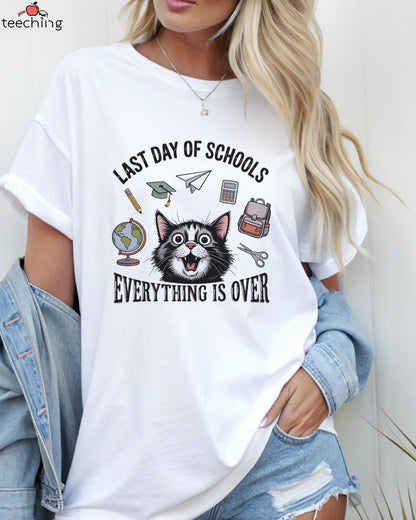 Meow, School's Out T-Shirt