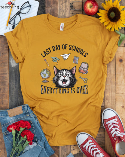 Meow, School's Out T-Shirt