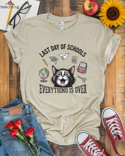 Meow, School's Out T-Shirt