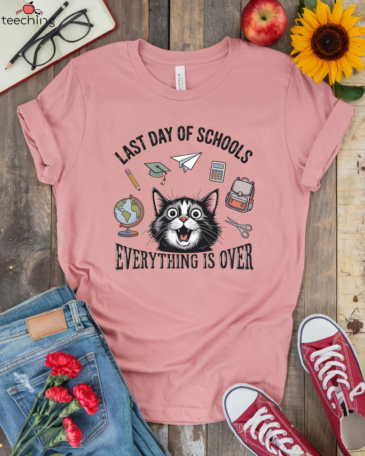 Meow, School's Out T-Shirt