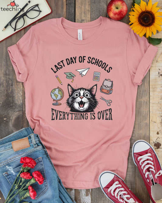 Meow, School's Out T-Shirt