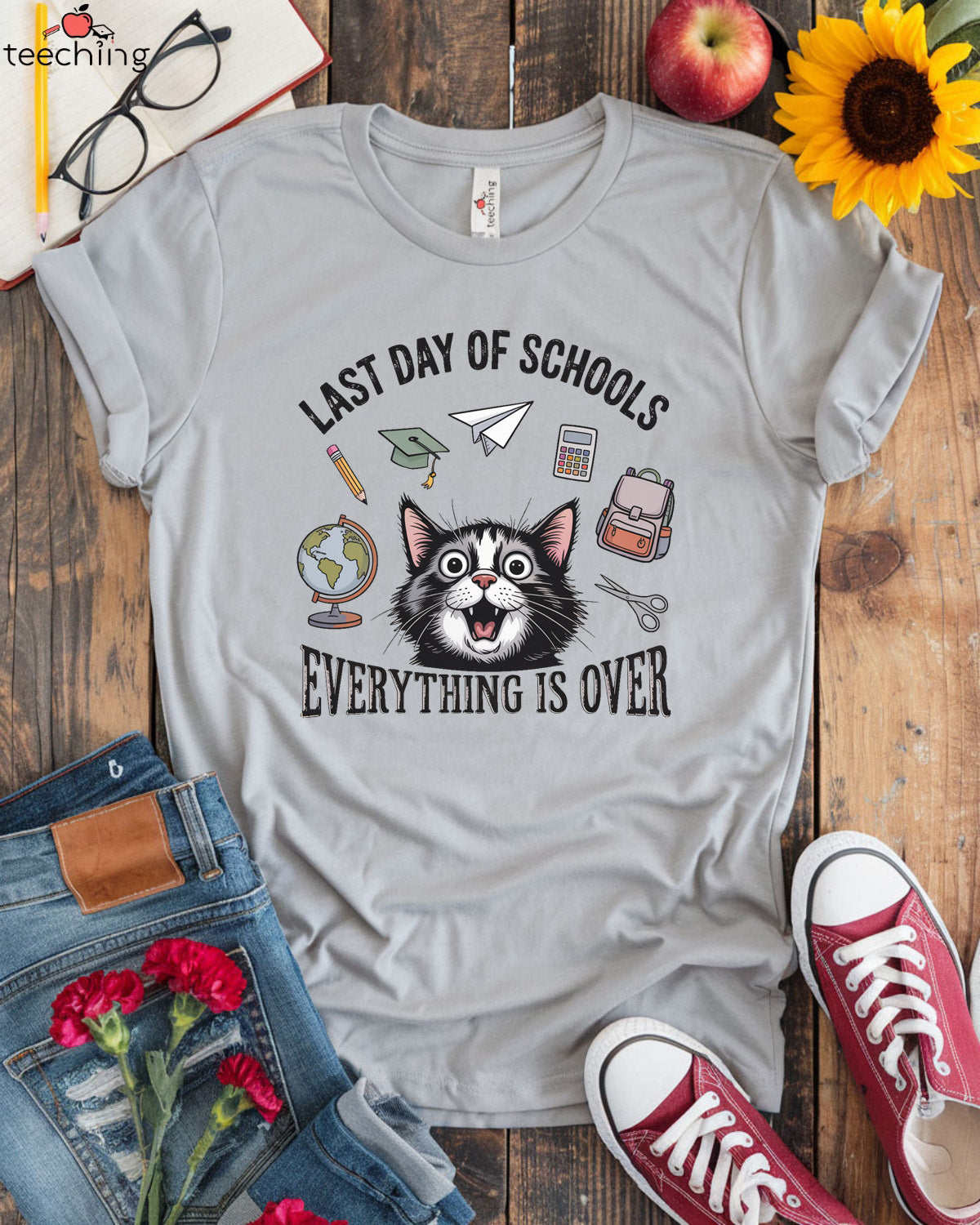 Meow, School's Out T-Shirt