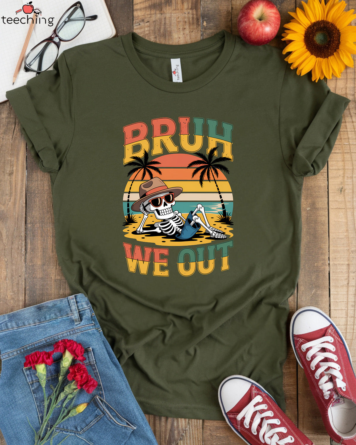 Funny Bruh We Out T-Shirt